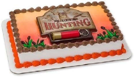 Amazon Com Cakedrake Gone Hunting Shotgun Shell Deer Ducks Cake