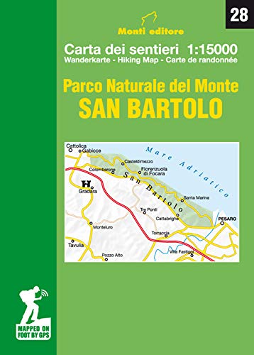 Amazon.it: Parco Naturale del Monte San Bartolo. Carta dei sentieri  1:15.000. Ediz. italiana, inglese, francese e tedesca - - Libri