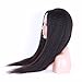 Coarse Italian Yaki Wig Brazilain Virgin Natural Color Kinky Straight Lace Front Human Hair Wigs for Black Women 16inch