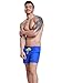 Neleus Men's Dry Fit Athletic Shorts with Pockets,802# Blue,USA S+,Tag L