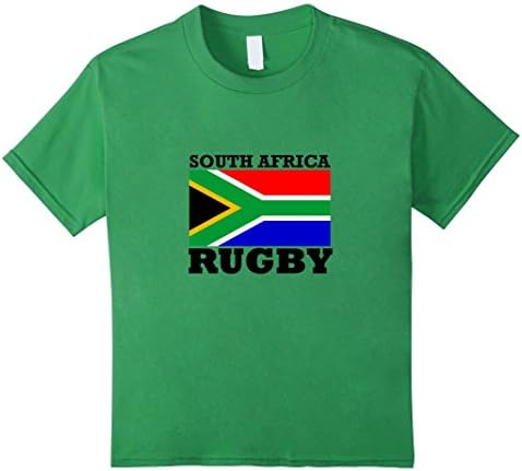 Kids South African Rugby Shirt | Springbok T Shirt | Bokke Tee 10 Grass