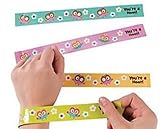 Owl Party Slap Bracelets - 12 Pc Owl Party Favors