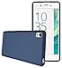 Sony Xperia XA Case, TUDIA Slim Full-Matte ARCH TPU Bumper Protective Case for Sony Xperia XA [Not Compatible with Xperia XA Ultra Version] (Blue)
