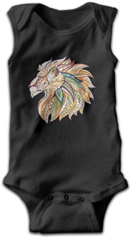 Michael Conti Big Cat Lion Sleeveless Baby Romper Comfortable Cute Newborn Toddler Baby Romper Jumpsuit Clothes Jumpsuit Clothes 18 Months