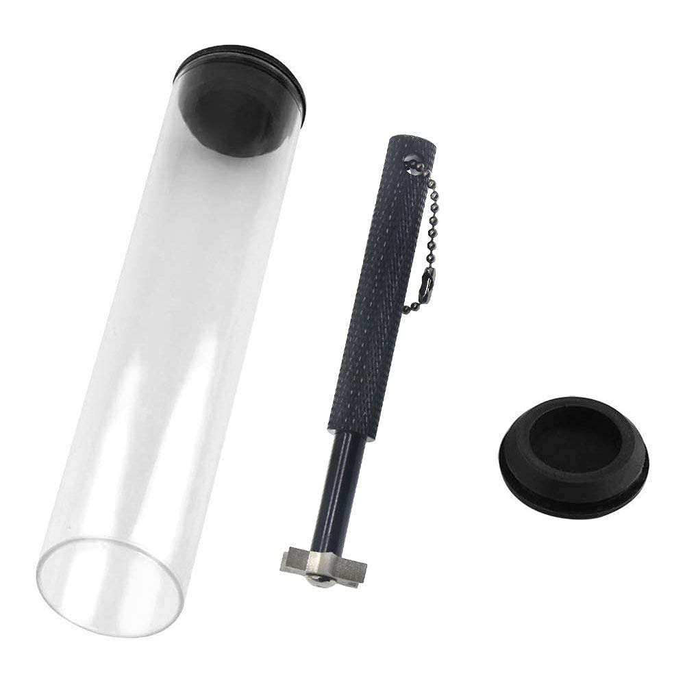 MamimamiH Golf Club Groove Sharpener and Cleaner Tool with 6 Heads (Black)