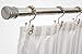 Kimberly-Carr Home Designs' The Double Hook 304 Grade Stainless Steel, Premium Quality, Time Saving Double Shower Curtain Hooks, Rustproof Polished Chrome, Durable Rollers, Smooth Gliding, 12 pc Set