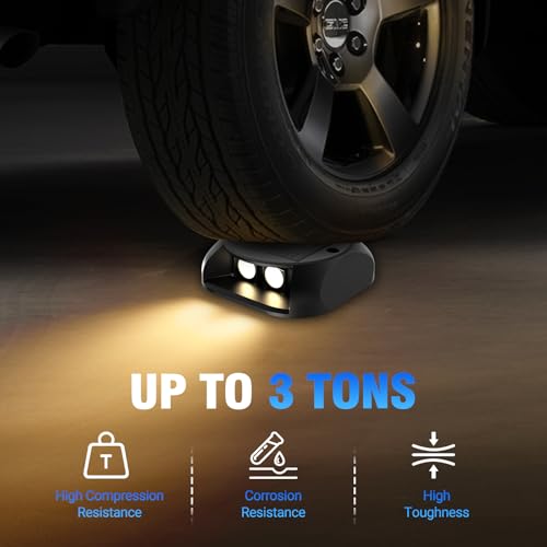Quntis 8 x Outdoor Solar LED Step Lights Warm White Light 3000 K, Solar Stair Lights IP65 Waterproof, Solar Lamp for Ground Paths Sidewalks Garden Spotlights Solar Steps