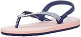 Roxy Girls' TW Pebbles V Sandal Flip-Flop, Peach