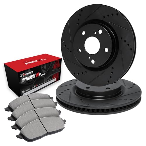 R1 Concepts Front Brake Kit Fits 1982-1984 BMW 733i; 1985-1986 BMW 735i| Optimu…