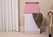 BirdRock Home Baby Clothes Hamper with Lid - Folding Cloth Hamper with Handles - Dirty Clothes Sorter Bin - Easy Storage - Collapsible - Pink and White