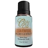 Ovvio Oils Cedar wood - 100% Pure Premium Therapeutic Grade Essential for Aromatherapy-Holistic (Comparable to Doterra, Young Living, Eden's Garden) Orgin-Morocco-100% Authentic, Large, 15 ml