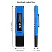 Jellas Pocket Size pH Meter Digital Water Quality Tester for Household Drinking Water, Swimming Pools, Aquariums, Hydroponics, pH Measurement for 0-14.0 pH (Z-Blue - pH Meter Auto Calibration)