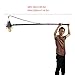 Koolertron Carbon Fiber Lightweight Boom Pole Portable Handheld Microphone Boom Pole with Easy Twist Locks and Padded Handle for Professional Shotgun Microphones