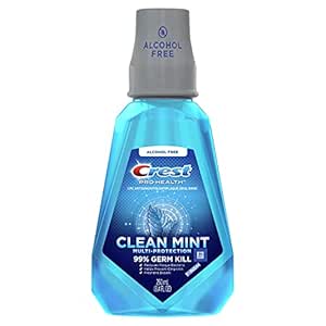 Crest Pro-Health Multi-Protection CPC Antigingivitis/Antiplaque Mouthwash Clean Mint, 8.4Oz