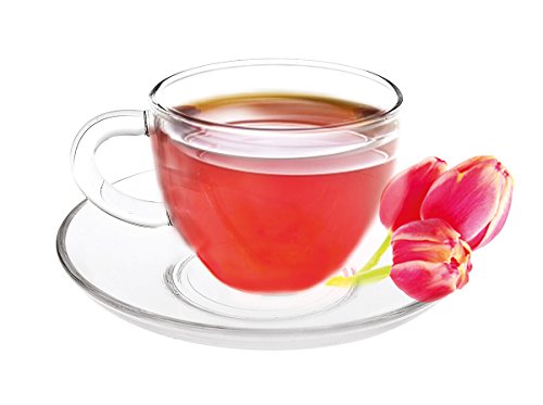 Teapot Set Glass Teapot Polo, 45oz/1330ml with Set of 2 Cups and Saucers, 5oz/150ml - Thumbnail 3