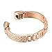 GHIJKL Bands Compatible for Fitbit Alta HR and Alta, Replacement Metal Small Large Super Classy Updated Wrist Band Silver Rose Gold Rose Gold
