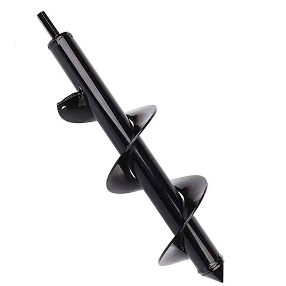Berfea Garden Drill Digger, Heavy Duty Solid Core Shaft Post Hole Digger Auger Drill Bit, Bulb Planters Auger Garden for Rapid Planting，Digging Holes, Soil Cultivator，9 x 40cm