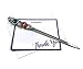 Beaded Stainless Steel Letter Opener with 2 Cabochon Marbles