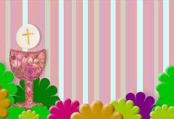 Amazon Com Leyiyi 6x4ft Baptism Infant Holy Cup Backdrop Cartoon