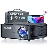 Projector, WiMiUS Upgrade 5G WiFi Bluetooth