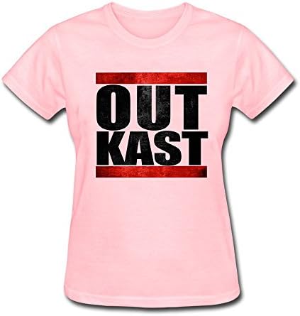 WZJ Women's Outkast Run DMC Logo Short Sleeve T-shirt
