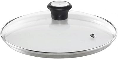 Tefal Compatible Glass Lid 30 cm with Steam Vent, Durable Rim, Dishwasher Safe