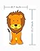 LiveGallery Removable DIY Colorful Tree & Jungle Animals Theme Owls, Lion, Giraffe Wall Decals Kids Babys Room Decorations Wall Sticker Decor Nursery Room Bedroom Art Decal Murals