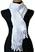 White Solid Color Design Shawl Pashmina Scarf Wrap Stole Throw CJ Apparel NEW