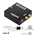 MISOTT Audio Digital to Analog Converter DAC SPDIF Toslink Coaxial to Analog Stereo Audio L/R Adapter with 3.5mm Jack Optical Cable for PS3 PS4 XBox DVD Apple TV Roku Player Home Cinema System AV Amps