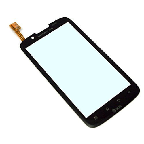 Group Vertical® Black Digitizer Touch Panel Without Adhesive - Replacement Part for Motorola Atrix 2 Mb865