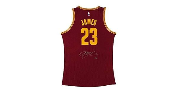lebron signed jersey
