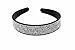 Yeshan Lovely Rhinestone and Crystal Beaded Handcraft Plastic Headband ,Hairband for girls,ab white