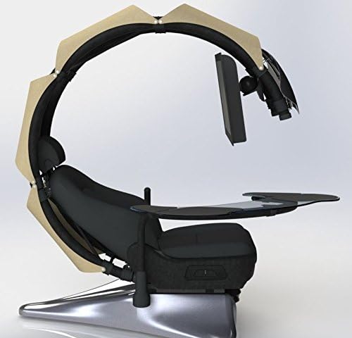 Pre-order(Order leadtime : 4 weeks after order) Drian Workstation Game Chairs IT & Furniture Converged Gaming chair For office and Home and Game(Organic Beige )For Double Monitor & Left door direction