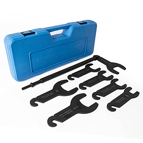 Fumrtcy Pneumatic Fan Clutch Wrench Set Removal Tool Kit 8Pcs Installs