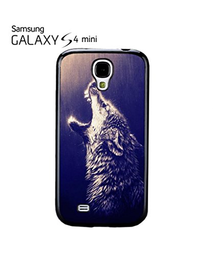 Howling Wolf Rain Native American Cell Phone Case Samsung Galaxy S4 Mini Black