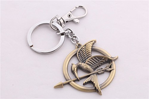 Angelia the Hunger Games Catching Fire Mockingjay Replica Metal Keychain (Bronze)