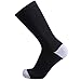 EnerWear 10P Pack Men's Cotton Moisture Wicking Heavy Cushion Crew Socks (10-13/shoe size 6-12 (10 Pair), Black)