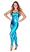 Stretch Is Comfort Women's Teamwear Turquoise Metallic Unitard Toy Story 3 Barbie Costume