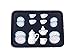Twenis 1/12 Dollhouse Miniature Tea Set in 15 Pcs, Blue Polka Dots Porcelain Chintz Tea Cup Set