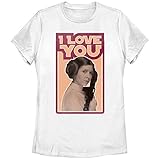 Star Wars Princess Leia Quote I Love You Womens Graphic T Shirt