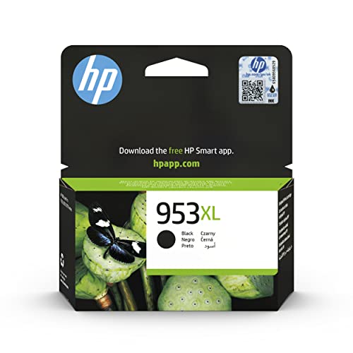 HP 953XL Schwarz Original Druckerpatrone, hohe Reichweite