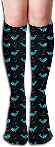 Sexy Tube Cotton Socks Anchor Whale Cute Fashion Long