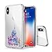 Litech™ Case for Apple iPhone Xs MAX (2018) [Flexfit] Premium Clear Scratch-Resistant Cute Creative Artistic Design [Wireless Charging Compatible] (Castle)