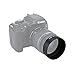 JJC 62mm Screw-in Mount Standard Aluminum Metal Lens Hood for Lenses with 62mm Front Filter Thread for Fujifilm XF 56mm f/1.2 R Lens,XF 55-200mm f/3.5-4.8 R Lens,Nikon Nikkor 70-300mm f/4-5.6G Lens