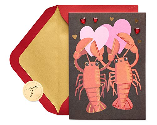 Papyrus Romantic Valentines Day Card (My Forever Lobster)