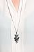 New The Wisdom Essential Oil Diffuser, Aromatherapy Necklace, Pendant kit w 10 Black Essential Oil Lava Beads | Great for Young Living, Now, Doter, Doterra Oil | 28