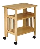 Winsome Wood Foldable Mission Cart, Natural (Kitchen)