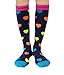 CompressionZ 20-30 mmHg Compression Socks Men & Women - Knee High Support Stockings (Hearts, X-Large)