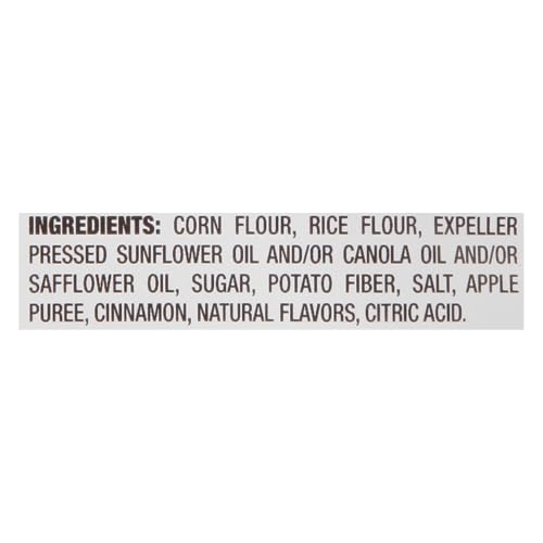 SENSIBLE PORTIONS GARDEN VEGGIE SNACKS – VEGGIE STRAWS, SNACK SIZE, APPLE CINNAMON, 1 OZ (PACK OF 24)