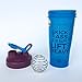 Do What You Love Blender Bottle Shaker Cup, 28oz Classic Blender Bottles, Protein Shakers (Cyan/Plum - 28oz)…